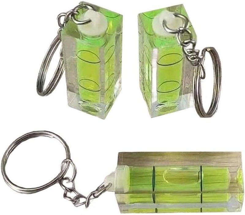Mini Square Bubble Level Green Plastic Pocket Size for Carpentry Photography - Image 5