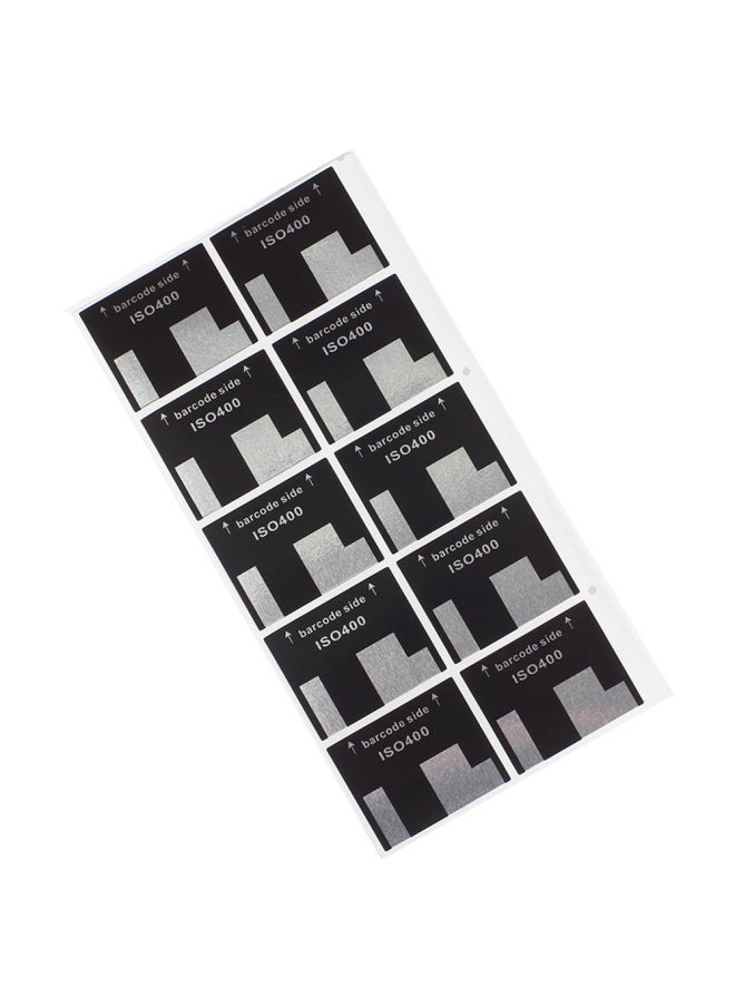Generic ISO Photosensitive Barcode DX Coded Sticker 135 Film Disc Film Sub-packaging Film Cassette Dot Camera Identification-Body Color:Iso 400Arrival With Number Of Sheets Can Be Posted With 10 Stickers  - Image 1