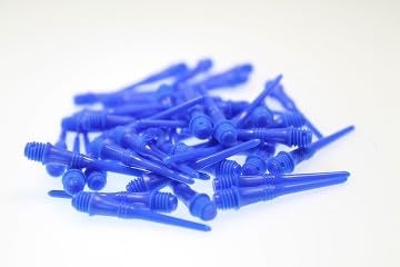 LSTYLE Lippoint USA Dart Tips – Blue | 2BA Soft Tip Point Replacements – 50 Pack - Image 2