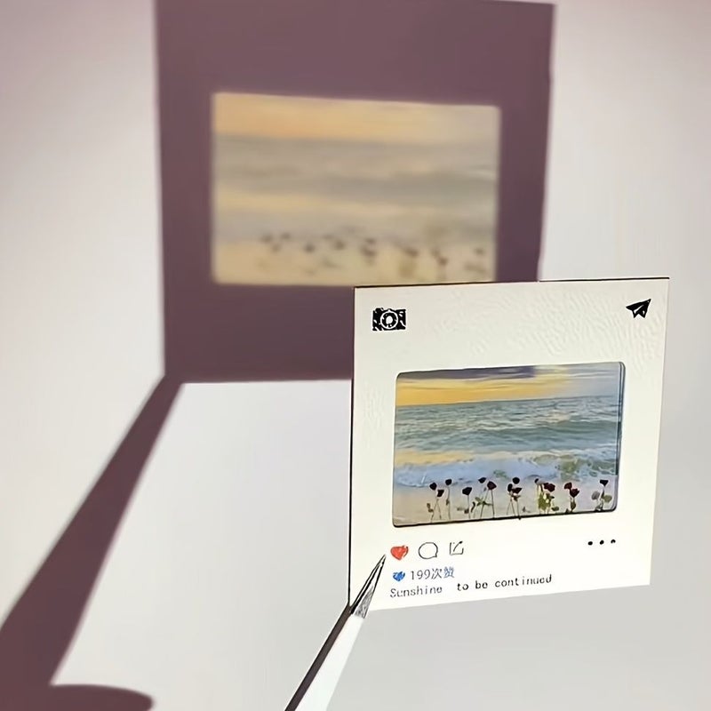 مجموعة إطارات فيلم PVC الأزرق العتيق مع الظل – 10 قطع مع أكياس تعليق وعلامات صفحات - Image 5