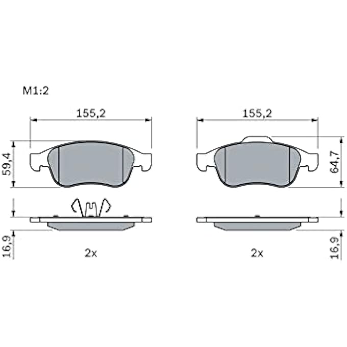 بوش مجموعة وسادات فرامل بوش 0 986 494 441 - Image 3