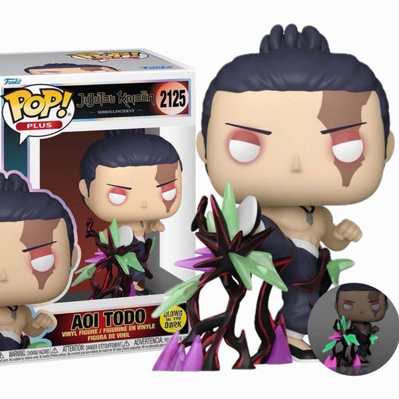 Funko POP! Plus Jujutsu Kaisen Shibuya Incident Aoi Todo Glow-in-the-Dark Vinyl Figure (10.9 cm) - Image 2