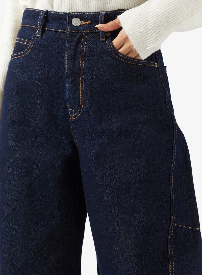 فيرو مودا جينز فيم كايتلين بخصر عالٍ وأرجل واسعة - Image 4