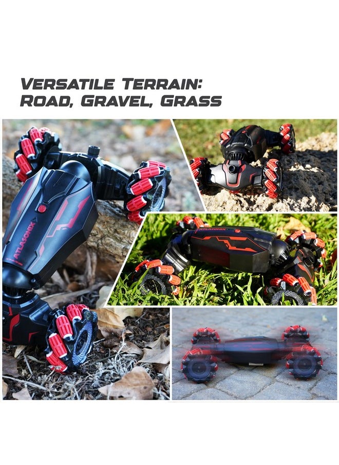 Atlasonix Gesture Rc Car, 2.4Ghz 4Wd Hand Controlled Rc Car, Gesture Sensing Rc Stunt Car, Hand Remote Control Car, Hand Control Rc Car, Cool Rc Cars For Boys And Girls 8+ Years Old  - Image 4