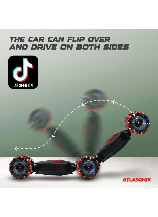 Atlasonix Gesture Rc Car, 2.4Ghz 4Wd Hand Controlled Rc Car, Gesture Sensing Rc Stunt Car, Hand Remote Control Car, Hand Control Rc Car, Cool Rc Cars For Boys And Girls 8+ Years Old  - Image 2