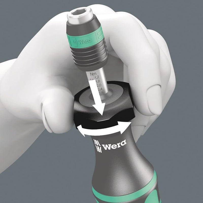 ويرا أدوات الدبابة المتن조نة Wera Series 7400ignitekraftform قابلة للتعديل للزخم الدباغي - Image 4