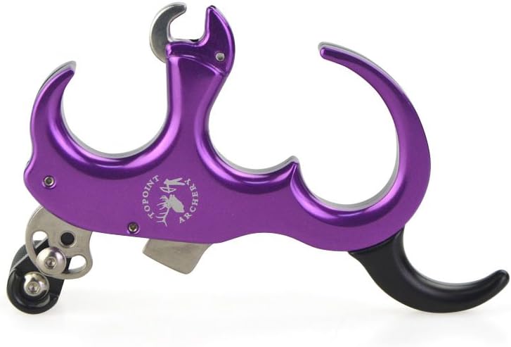 SHARROW Bow Release Aid 3/4 Fingers Automatic Archery Release Aluminium Alloy Thumb Trigger for Compound Bow Accessory - Image 3