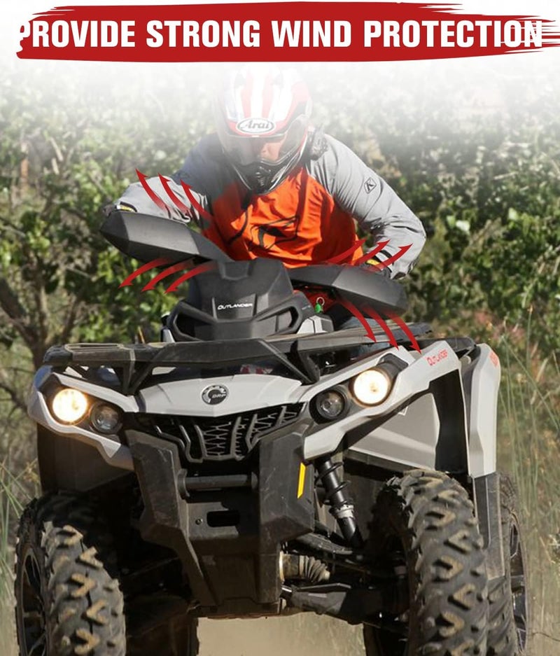 A & UTV PRO Handguards Handle Bar Protector for Can Am Outlander MAX Renegade 450-1000 (2006-2022) - Image 4