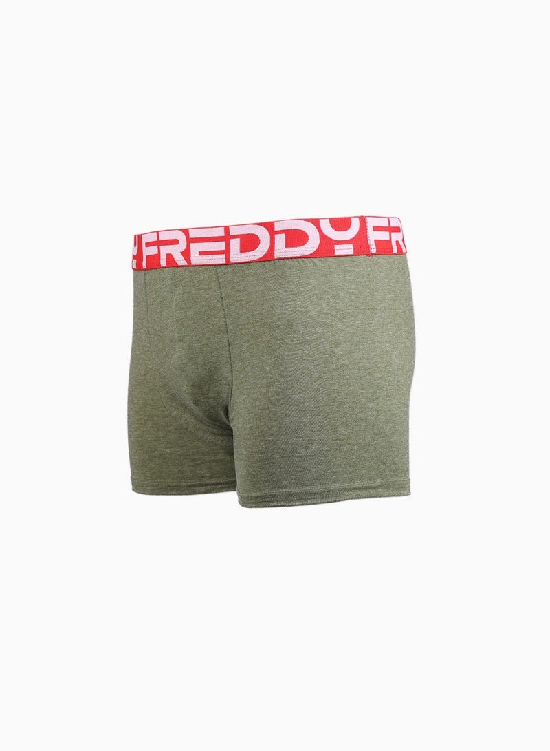 FREDDY Men’s Sports Boxers 3-Pack - Grey | Comfortable Cotton Boxer Shorts for Men - Image 3