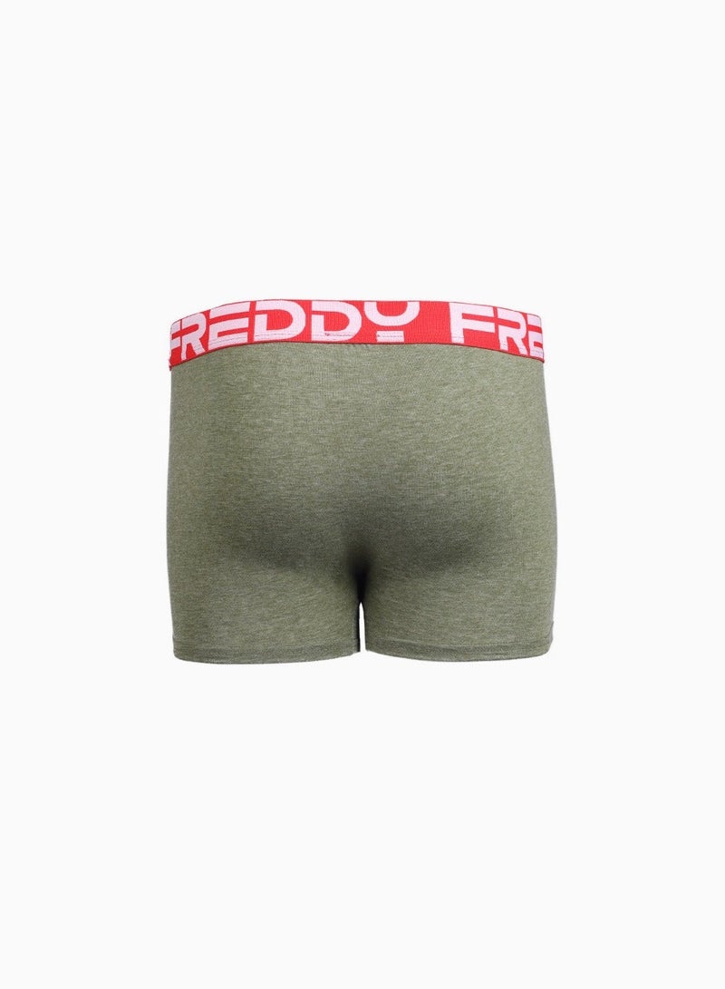 FREDDY Men’s Sports Boxers 3-Pack - Grey | Comfortable Cotton Boxer Shorts for Men - Image 4