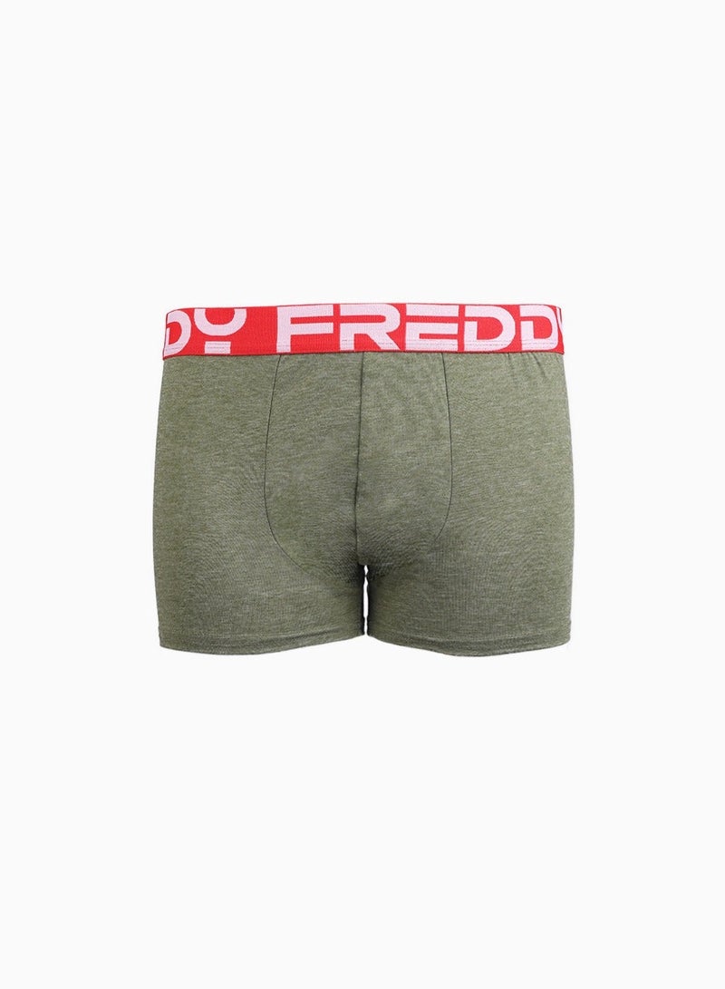 FREDDY Men’s Sports Boxers 3-Pack - Grey | Comfortable Cotton Boxer Shorts for Men - Image 2