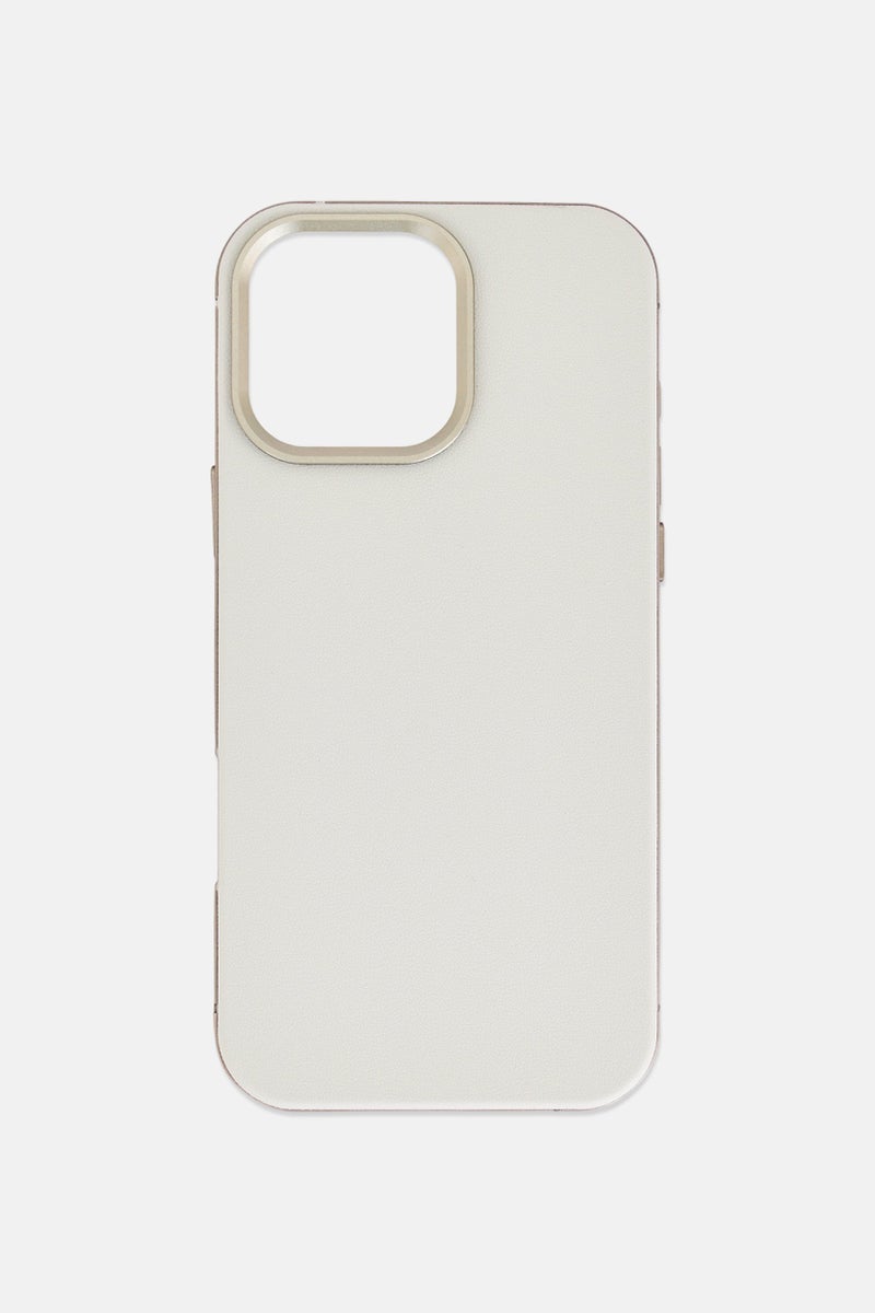 LEVELO iPhone 16 Pro Max Mia Magsafe Compatible Phone Case, Pearl Grey - Image 3