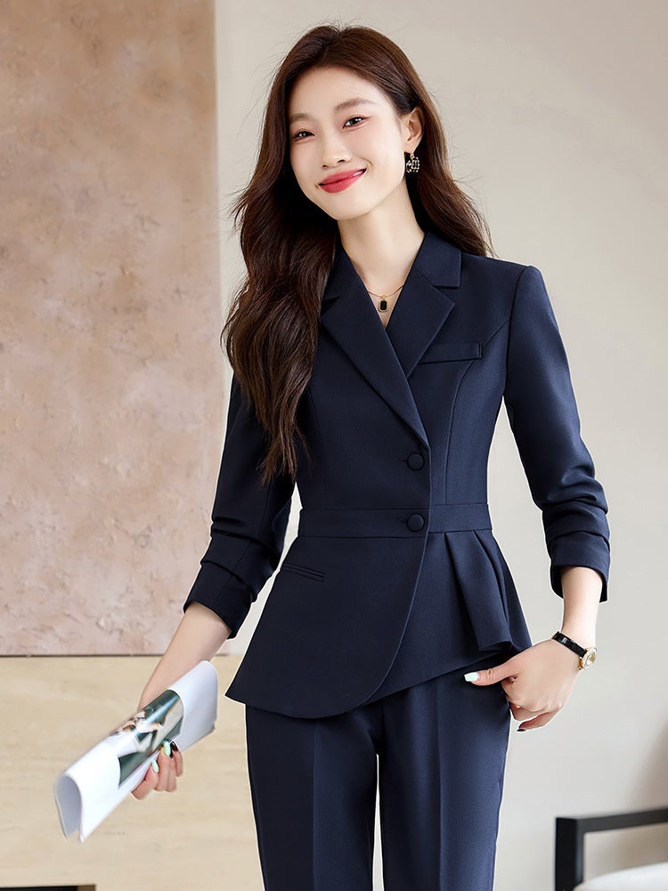 High-End Suit Work Clothes Suit Women'S Fashion Temperament Goddess Fan Manager Business Wear President'S Dress Micro Trousers - Image 4