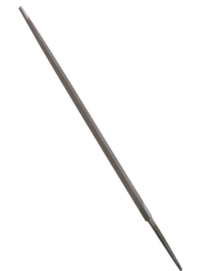 Nicholson Triangular Double Extra Slim Taper Hand File Without Handle, Single Cut, American Pattern, 6" Length - Image 2