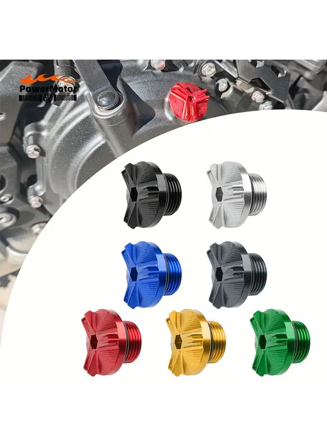 Titanium Motorcycle CNC Engine Oil Cap And Fuel Filler Cap For Kawasaki Z Models - Image 1