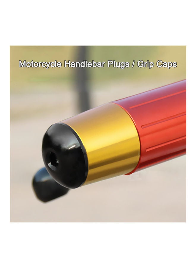 NIBEMINENT 2-Piece Motorcycle Handlebar Cap - Image 4