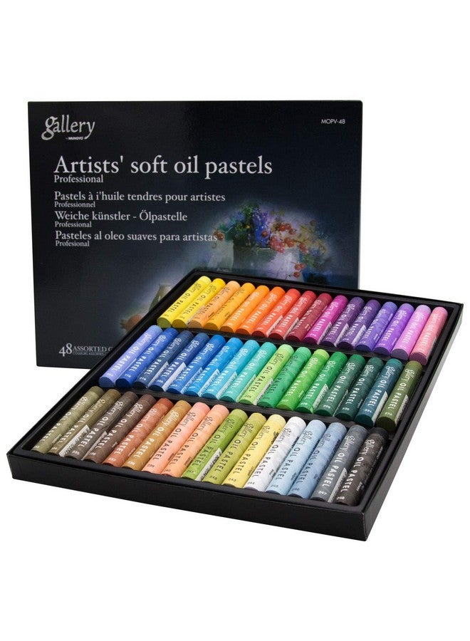 Mungyo Gallery Soft Oil Pastels Set Of 48 Assorted Colors - Image 2