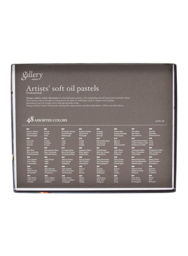 Mungyo Gallery Soft Oil Pastels Set Of 48 Assorted Colors - Image 3