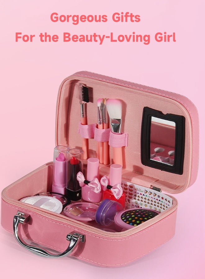 مستحضرات تجميل حورية البحر، مستحضرات تجميل الأطفال، ألعاب الفتيات، طلاء الأظافر، أحمر الشفاه، حقيبة يد - Image 5