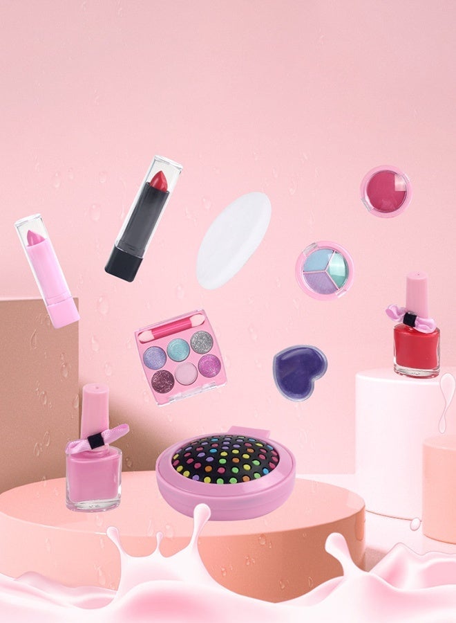 مستحضرات تجميل حورية البحر، مستحضرات تجميل الأطفال، ألعاب الفتيات، طلاء الأظافر، أحمر الشفاه، حقيبة يد - Image 2