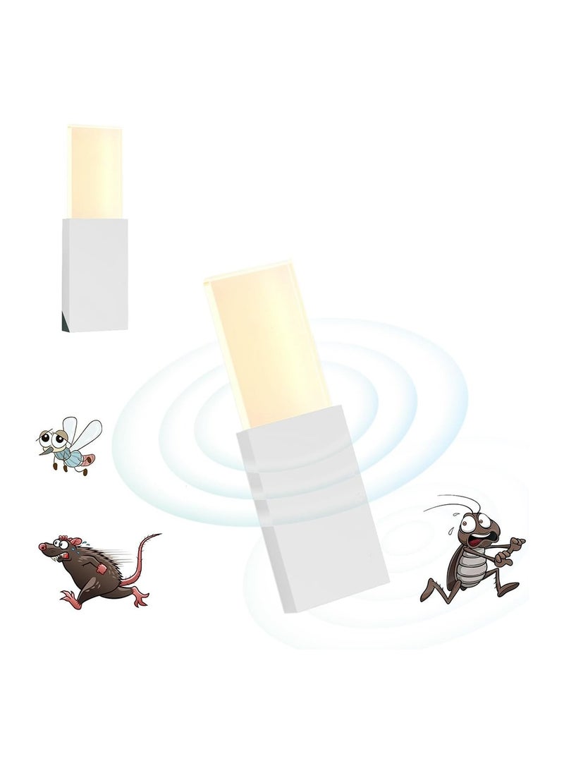 ماركة غير محددة وصلة USB الحشرات بالموجات فوق الصوتية طارد البعوض، خالية من الضوضاء مع ضوء ليلي LED  - Image 1