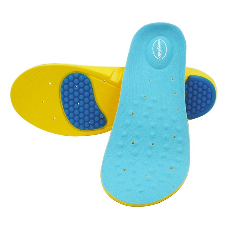 Happystep Memory Foam Sport Gel Shoe Insoles  Heel Cushioning and Shock Absorption (Women 5-6.5) - Image 1