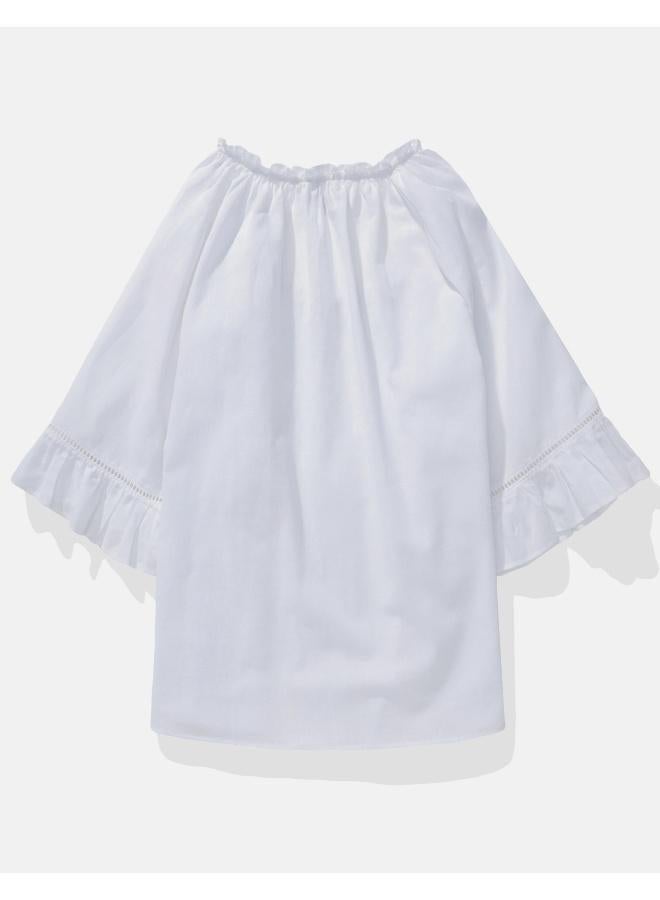 امريكان ايجل بلوزة من الكتان مع كشكش - Image 2