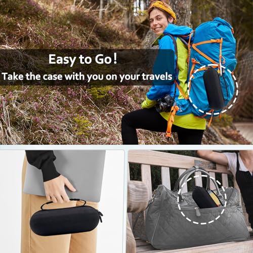ICIMBI Hard Carrying Case for Beats Pill 2024 Bluetooth Speaker,Shockproof Protective Travel Case with Foam Padding and Mesh Pocket for New Beats Pill Accessories,Black - Image 5
