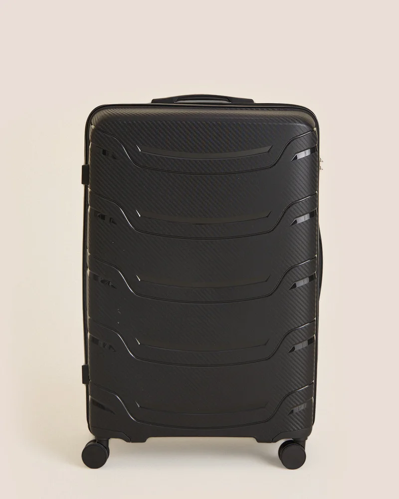 REDTAG Black 28 Inch Hard Luggage With Tsa Lock