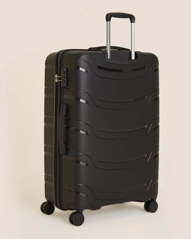 REDTAG Black 28 Inch Hard Luggage With Tsa Lock