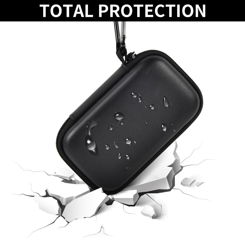 PAIYULE Case Compatible with SanDisk 1TB 2TB 4TB 500GB/for PRO Extreme Portable SSD External Solid State Hard Drive, Memory Card SD SDXC SDHC Card Storage Holder Organizer (Box Only) Black - Image 4