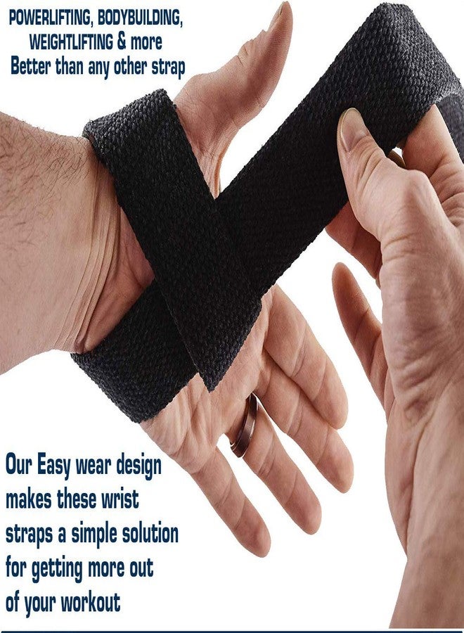 DIABLO Weight Lifting Bar Straps, Wrist Support/Gym Strap - Image 2