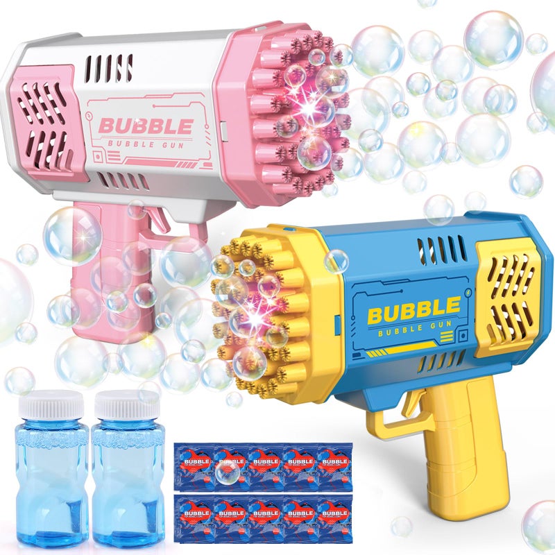 JONEG Toys for 38 Year Old Boys Girls 2 Pack Bubble Machine for Kids with Bubble Solution Gifts for 3 4 5 6 7 8 Years Old Boy Birthday Toy for Kid Toddlers Ages 46 Outdoor Wedding Bubbles Wands - Image 3