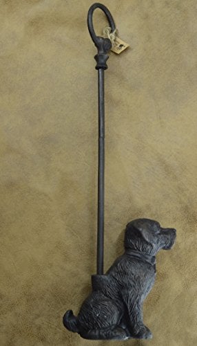LuLu Decor, Cast Iron Decorative Dog Door Stopper with Handle - Image 2