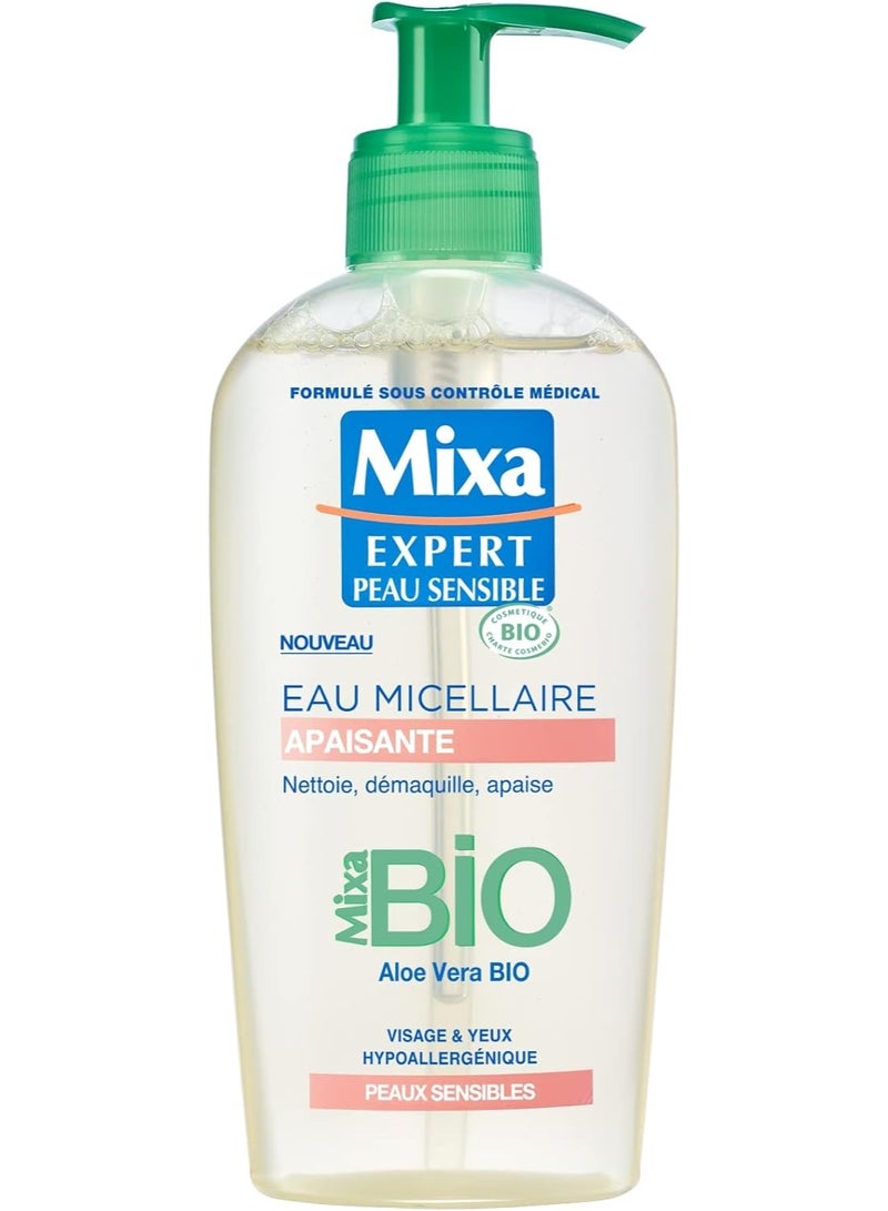 Mixa BIO – Eau Nettoyante Make-Up Remover – Peau Sensible – 200 ml