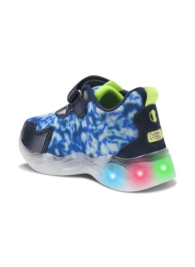 KATS Boys Antibacterial Round Toe LED Sneakers with Velcro Closure - Image 4