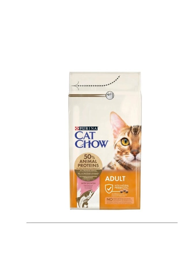 PURINA Purina Cat Chow Dry Food with Salmon for Adult Cats1.5 kg 
