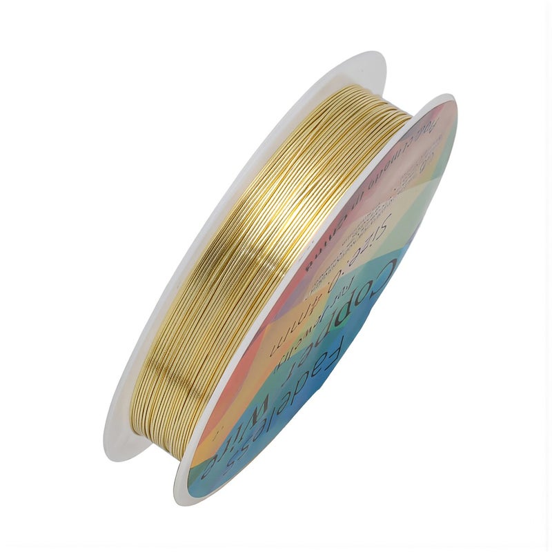 Rose Gold Copper Wire 0.3mm Upgraded Fade Resistant Wearproof Jewelry Craft - Image 3