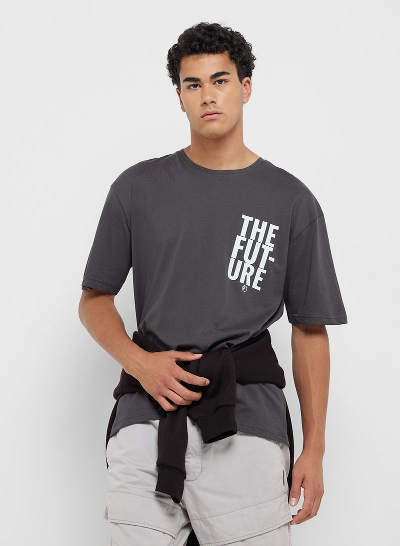 Seventy Five Oversized Graphic T-Shirt - Image 1