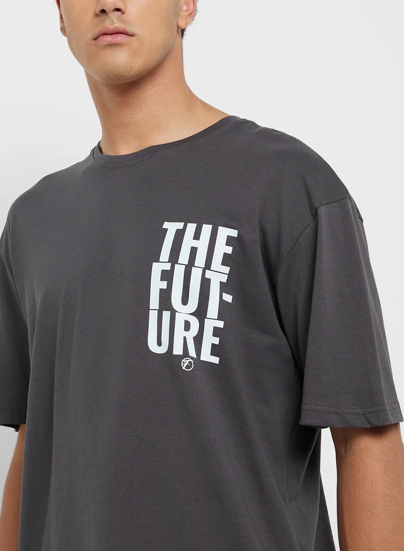 Seventy Five Oversized Graphic T-Shirt