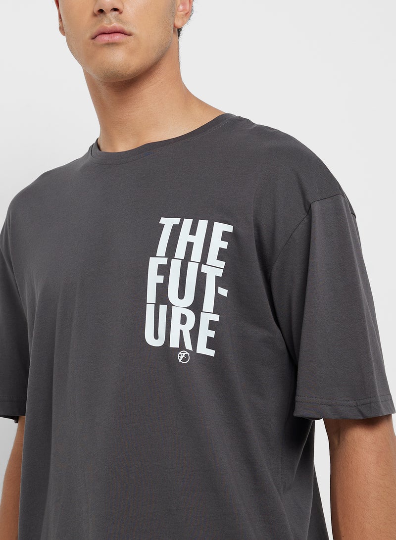 Seventy Five Oversized Graphic T-Shirt - Image 3