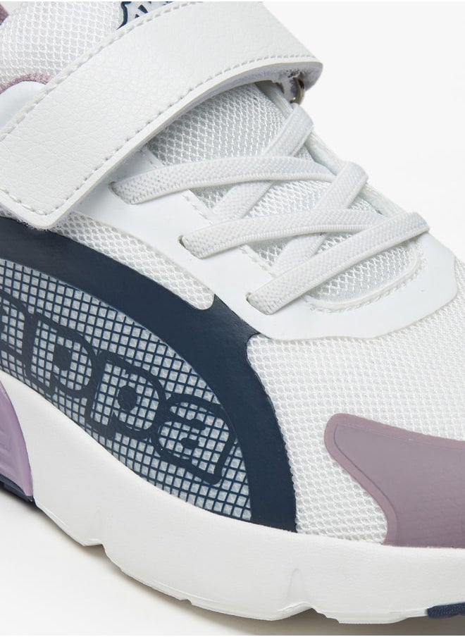 Kappa - Girls' Panelled Sports Shoes with Hook and Loop Closure - Image 1