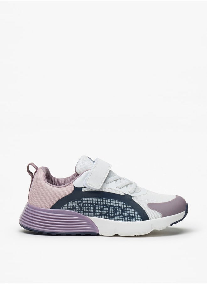 Kappa - Girls' Panelled Sports Shoes with Hook and Loop Closure - Image 1