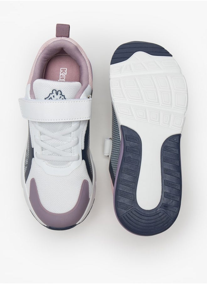 Kappa - Girls' Panelled Sports Shoes with Hook and Loop Closure - Image 1