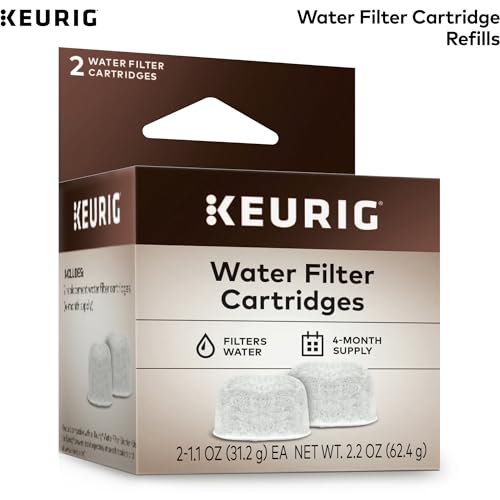 Keurig Water Filter Refill Cartridges, Replacement Water Filter Cartridges, Compatible with 2.0 K-Cup Pod Coffee Makers, 2 Count - Image 2
