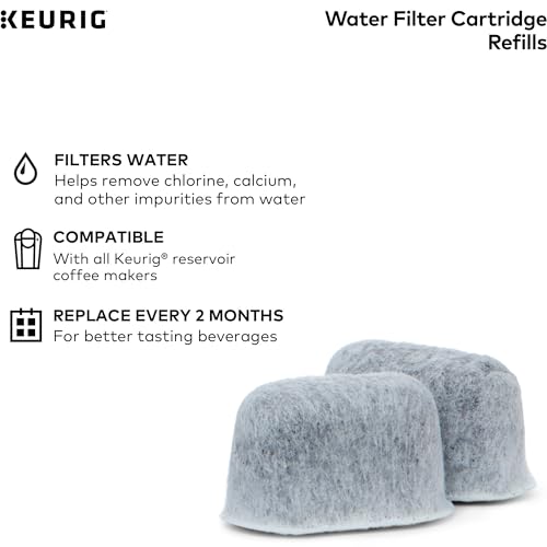 Keurig Water Filter Refill Cartridges, Replacement Water Filter Cartridges, Compatible with 2.0 K-Cup Pod Coffee Makers, 2 Count - Image 3