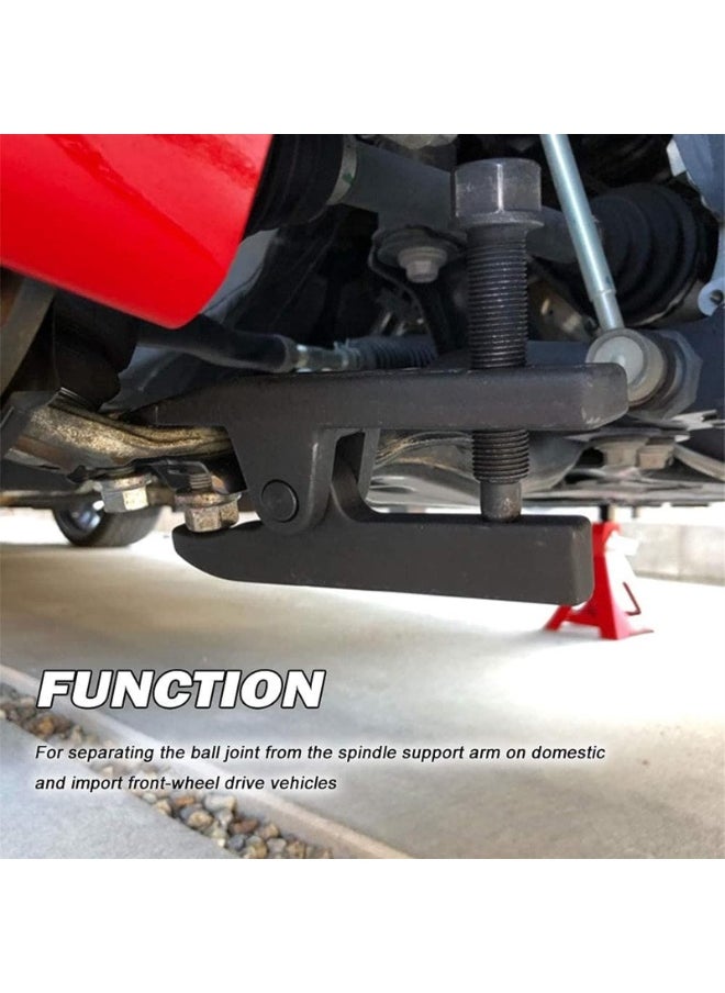 Universal Ball Joint Separator Adjusts from 1-1/2"to 1-7/8", Remover Tool Compatible with Separating Arms, Tie Rods, and Ball Joints on Cars, Trucks, ATVs