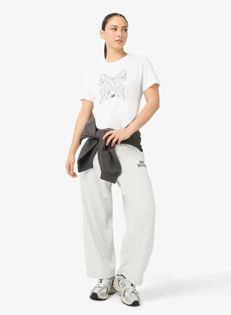 New Balance  Butterfly Oversized T-Shirt for Women | Best Price UAE