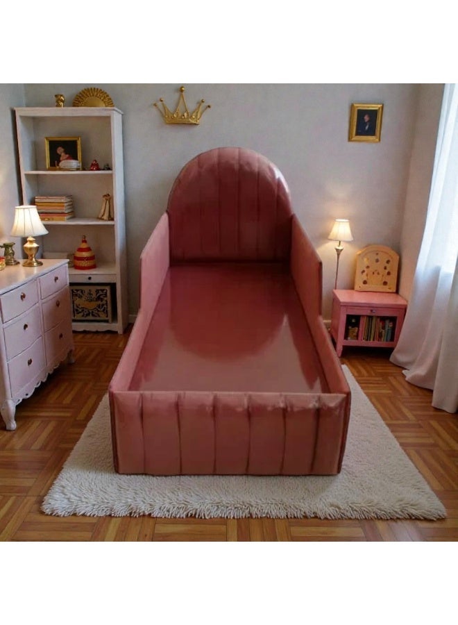 أذر مانيوفاكتشرر سرير أطفال بشكل سيارة 60*120 سم قماش شنواه ناعم - Image 1