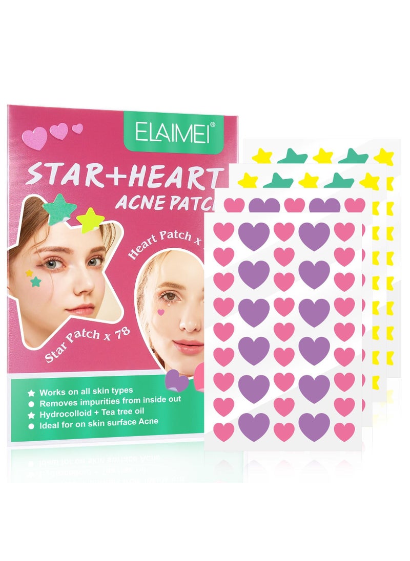 Elaimei Color Stars Of Acne Patch Tea Tree Acne Patch Water Colloid Net Acne Patch  - Image 1